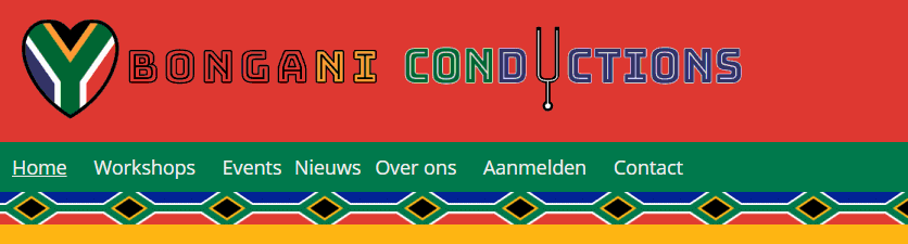 Nieuwe website Bongani Conductions